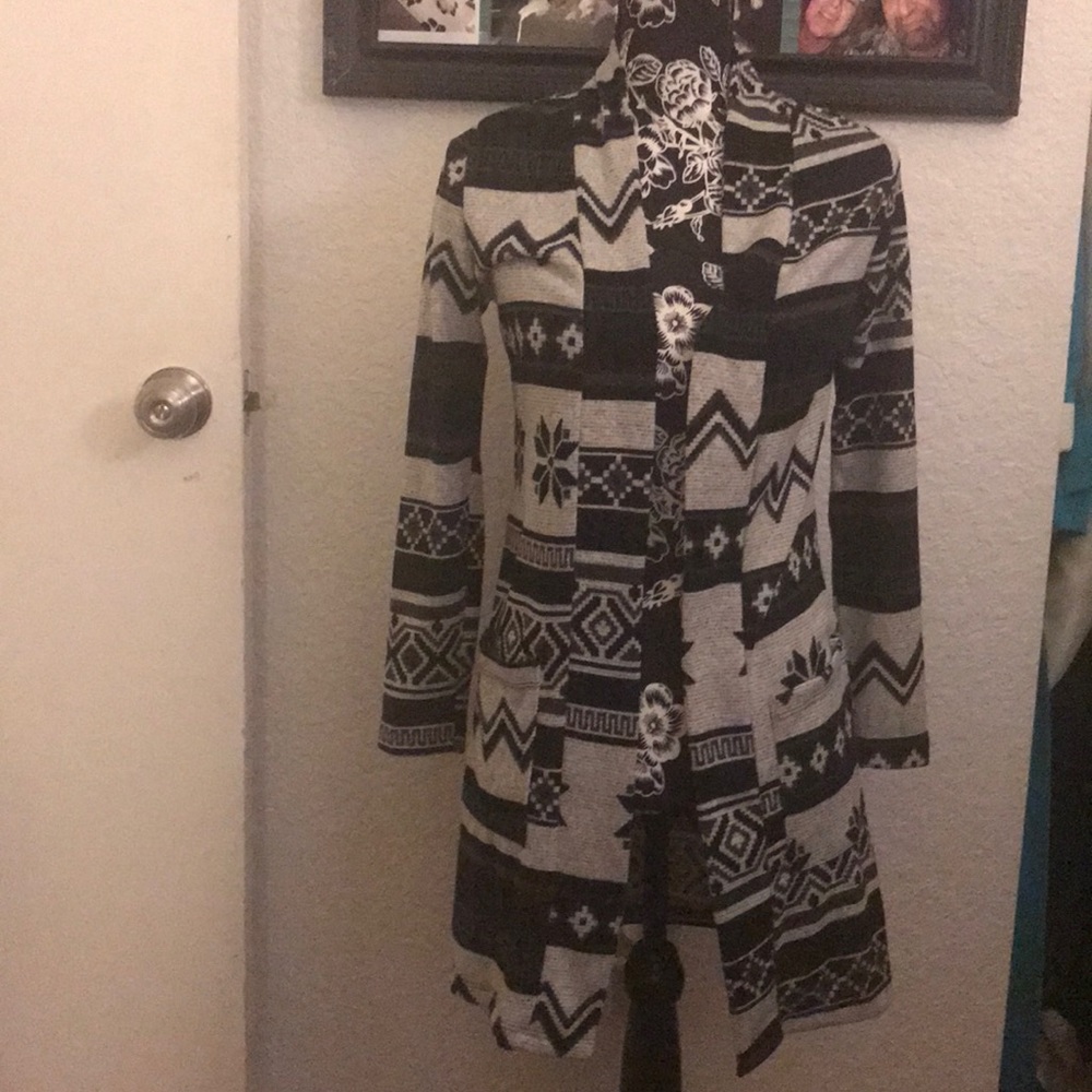 Multi Colored Cardigan Sweater